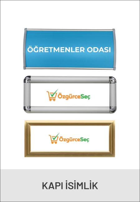 Her Kapıya Uygun Şıklık: Alüminyum Çerçeveli Kapı İsimlikleri