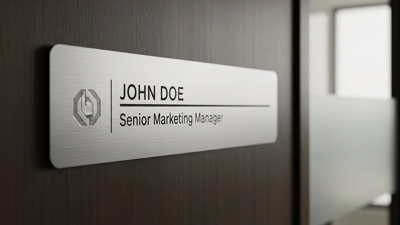 Kapı İsimlikleri: Kurumsal Mekanlarda Profesyonel Yönlendirme ve Kimlik Sunumu