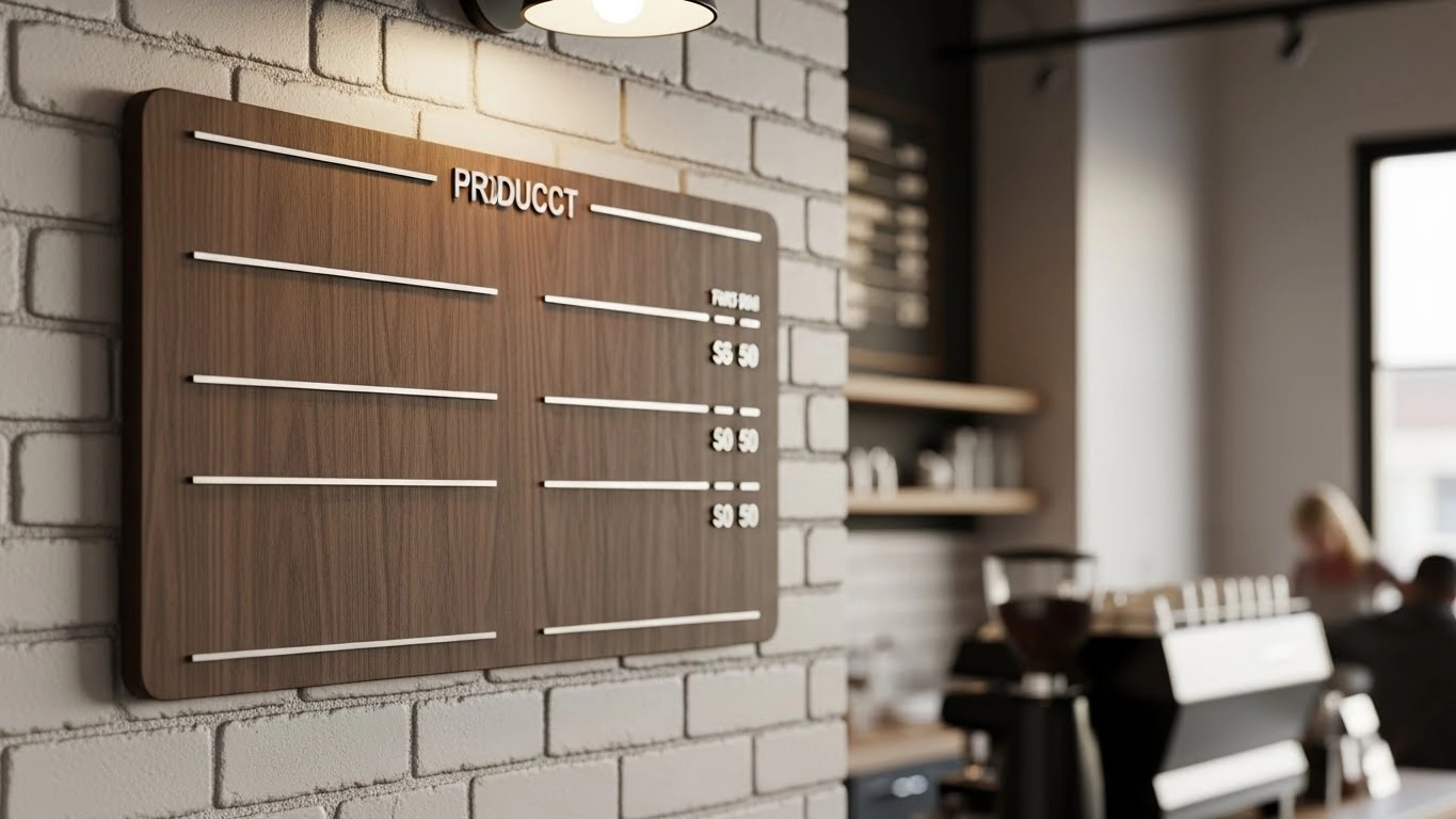 Menü Panolar: Restoran ve Kafe İşletmeleri İçin Etkili Satış ve Tanıtım Aracı