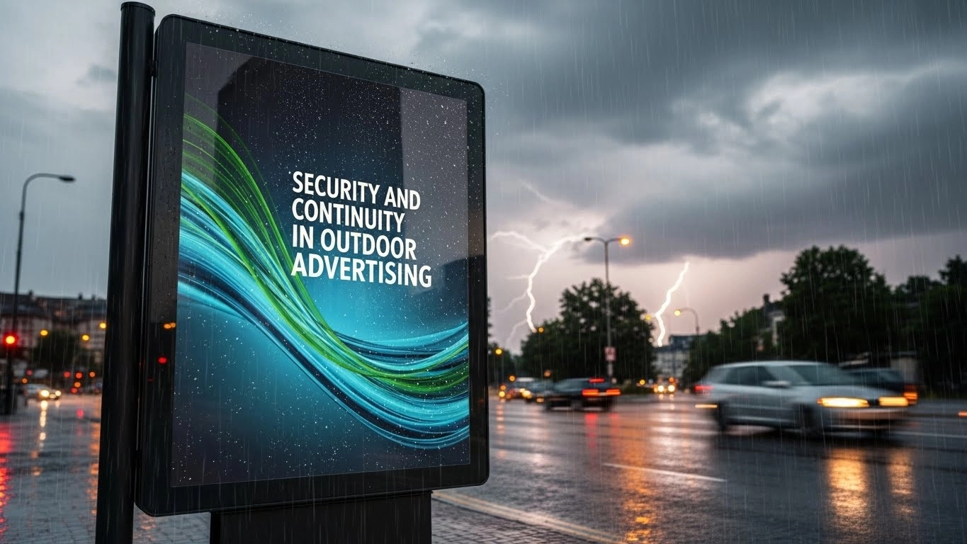 Su Geçirmez Çerçeve: Dış Mekan Reklamlarında Güvenlik ve Süreklilik