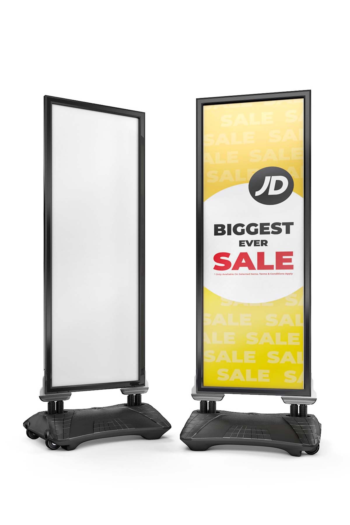 WindPro%20Slim%20Siyah%20Tek%20Kat%20Kaldırım%20Reklam%20Panosu%20Ayaklı%20Poster%20Pano%20152x60%20cm