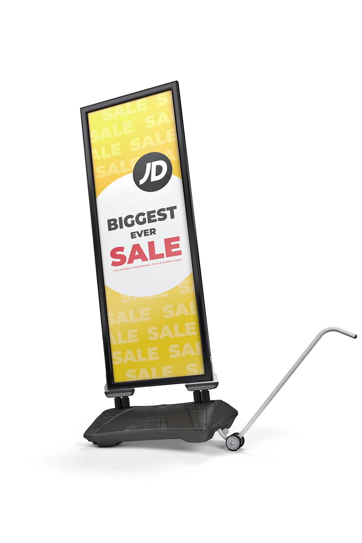 WindPro%20Slim%20Siyah%20Tek%20Kat%20Kaldırım%20Reklam%20Panosu%20Ayaklı%20Poster%20Pano%20152x60%20cm