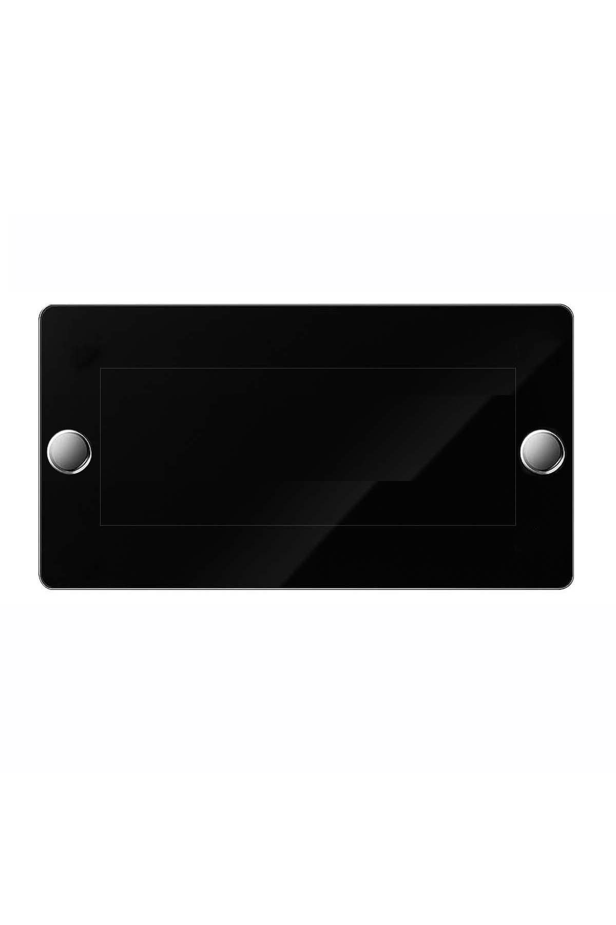 Krom%20Başlıklı%20Dekoratif%20Vidalı%20Pleksi%20Kapı%20İsimlik%20(12x25)