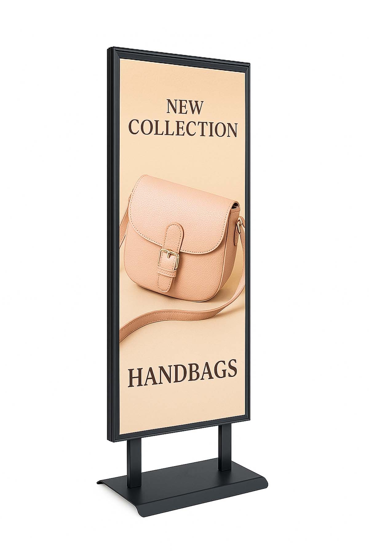 Çift%20Taraflı%20Sac%20Taban%20Kaldırım%20Reklam%20Panosu%20Ayaklı%20Poster%20Pano%20Siyah%2050x140