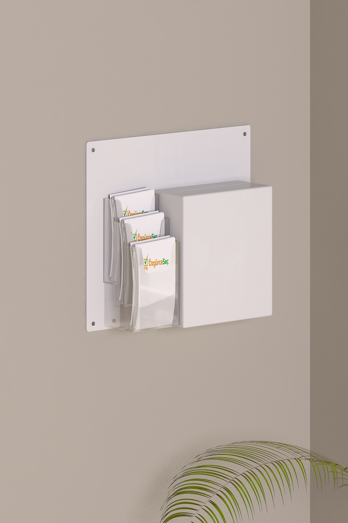 Duvar%20Tipi%20Dilek%20İstek%20Şikayet%20Kutusu%20&%203%20Katlı%201/3A4%20Broşürlük