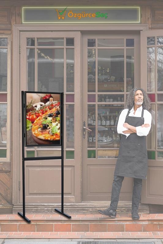 Alüminyum%20Ayaklı%20Poster%20Afiş%20İnfo%20Pano%20Çift%20Taraflı%20Siyah