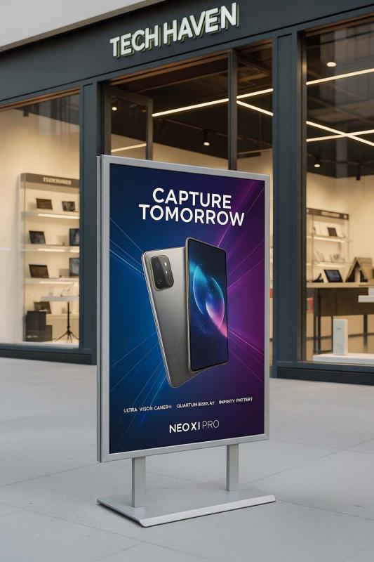 Çift%20Taraflı%20Sac%20Taban%20Kaldırım%20Reklam%20Panosu%20Ayaklı%20Poster%20Pano%20Gri