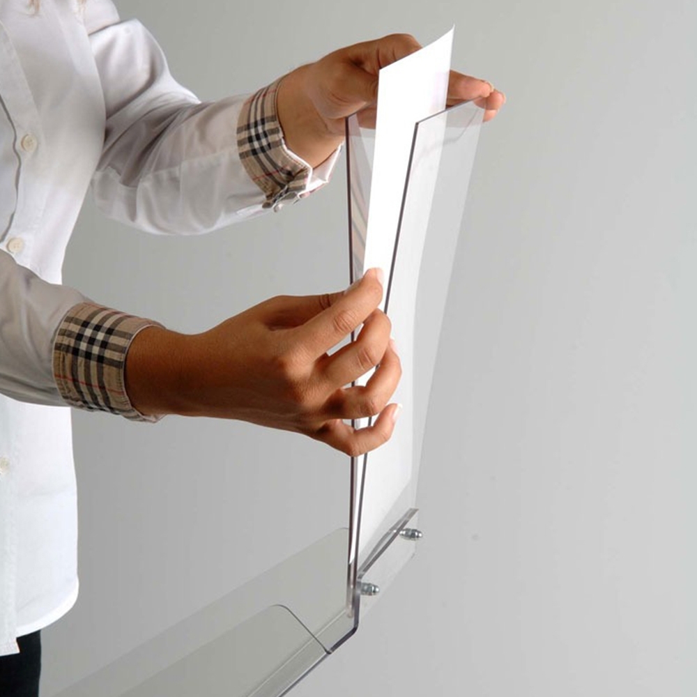 Dekoratif%20Broşür%20Stand%20Dikey%20Alınlıklı%20%20A4