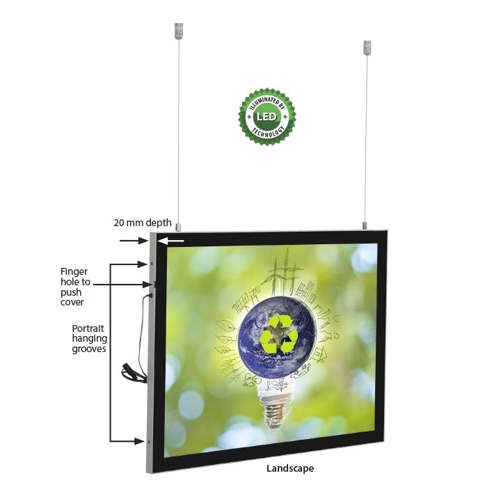 Magneco Led Light Box Çift Taraflı