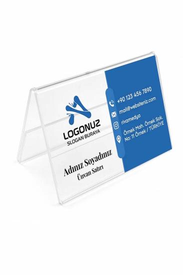 21x10 A Tipi Çift Taraflı Pleksi Föylük Broşürlük Fiyatlık