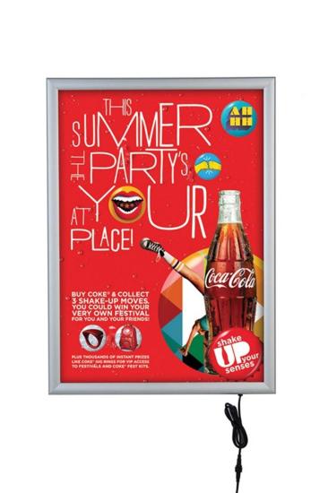 LED Light Box Su Geçirmez Işıklı Dış Mekan Reklam Poster Afiş Panosu