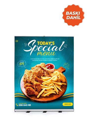 Alüminyum Roll Up Banner Mekanizma 200x200