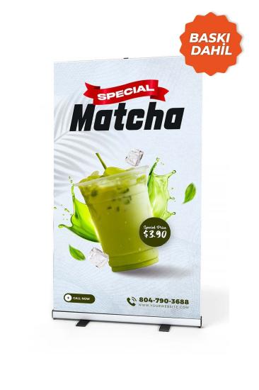 Smart Roll Teleskopik Tek Taraflı Roll Banner 90cm