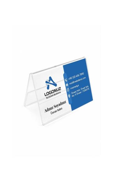 10x7 A Tipi Çift Taraflı Pleksi Föylük Broşürlük Fiyatlık