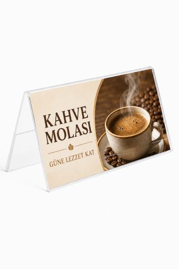21x10 A Tipi Çift Taraflı Pleksi Föylük Broşürlük Fiyatlık