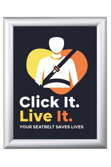 A4 (21x30) Alüminyum Açılır Kapanır Gönye Çerçeve 25mm - Eko