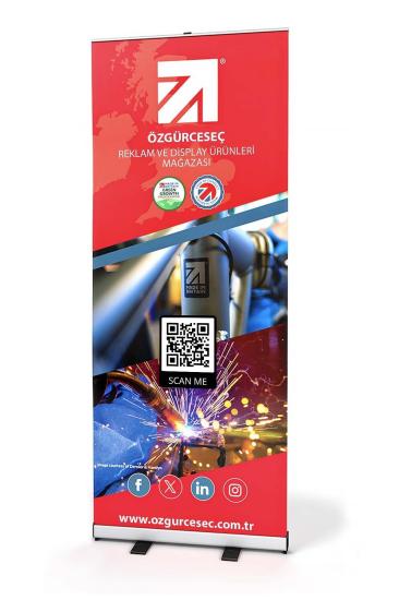 Alüminyum Roll Up Banner Mekanizma 85x200