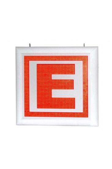 ÖzgürceSeç Eczane E Logo LED Tabela 60 x 60 cm