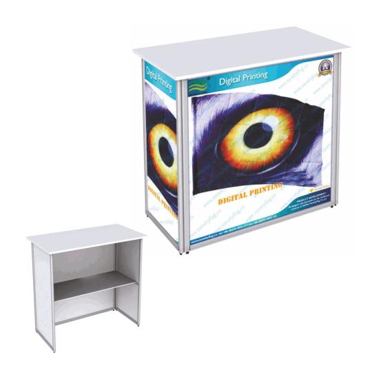 Katlanır Fuar Tanıtım Karşılama Tanırım Masası Kare