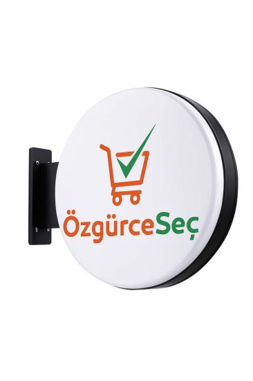 Işıklı Daire Fener Tabela Dış Mekan 