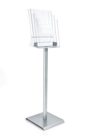 Pillar Broşür Stand Ayaklı 3 Katlı Broşürlük