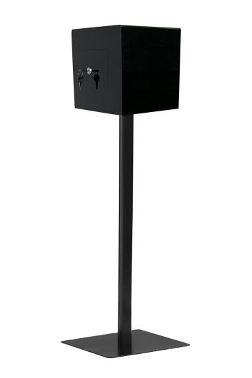 Siyah Ayaklı Sadaka Bağış Öneri İstek Şikayet Kutusu Tipbox 25x25x25