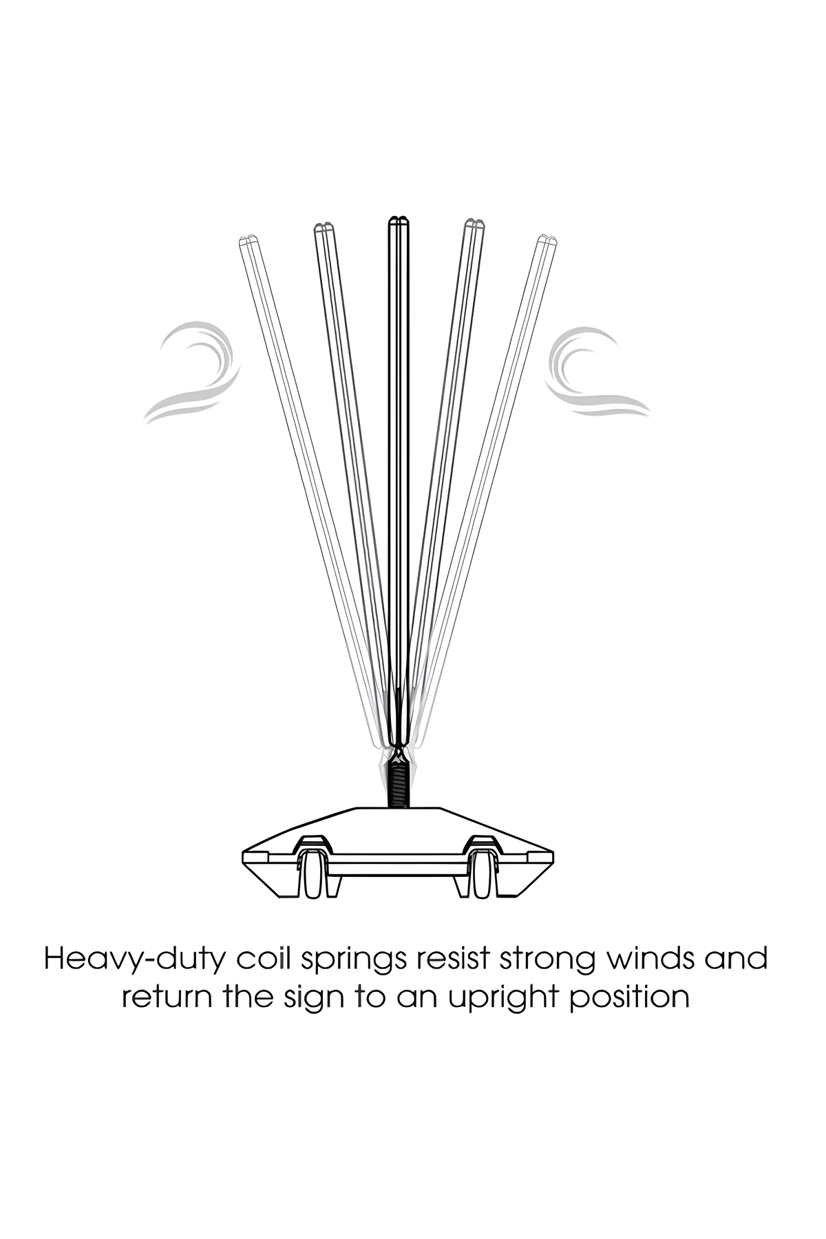 WindPro%20Slim%20Siyah%20Tek%20Kat%20Kaldırım%20Reklam%20Panosu%20Ayaklı%20Poster%20Pano%20152x60%20cm